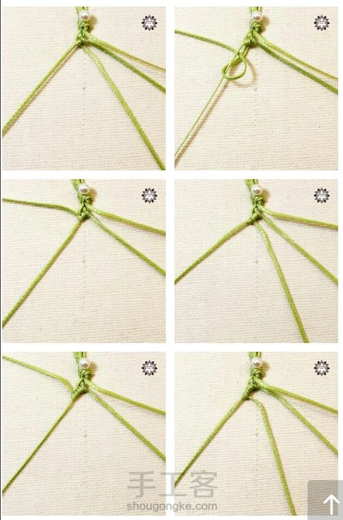 一个简单的小手链 第2步