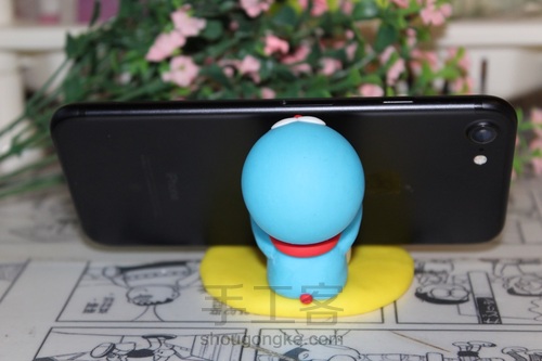 哆啦A梦手机软陶支架 第23步