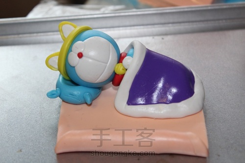 萌萌哒哆啦A梦手机支架 第24步