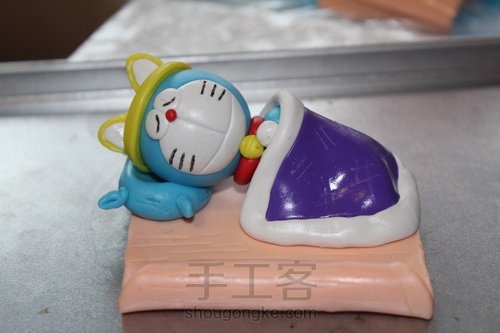 萌萌哒哆啦A梦手机支架 第25步