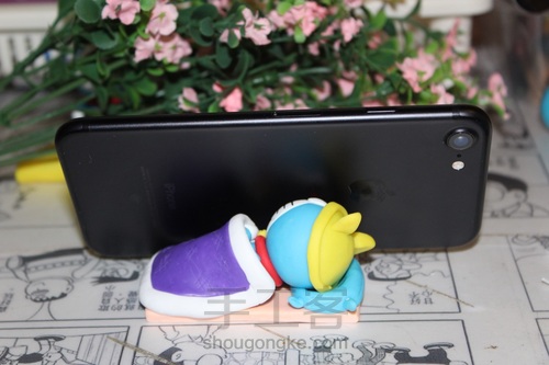 萌萌哒哆啦A梦手机支架 第30步