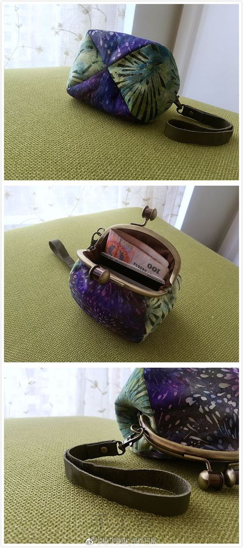 10.5cm弧形四片式 无孔口金包。教程+图纸 第1步