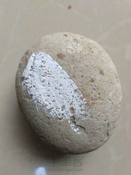 可爱鹅卵石 第1步