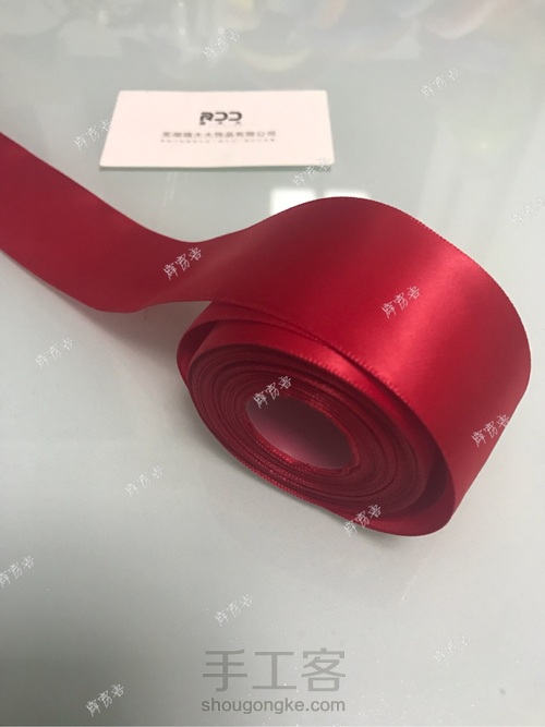 仿钟丽缇大婚团扇手捧花 第3步