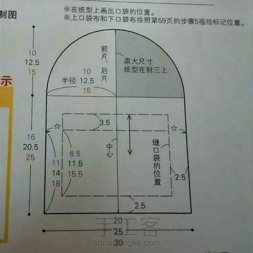 清新小松树双肩包 第14步