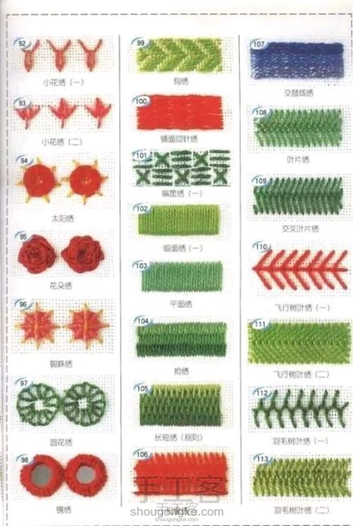 刺绣针法（转载） 第7步