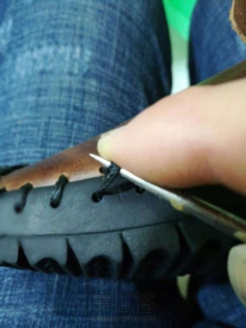 手工皮鞋教程 第37步