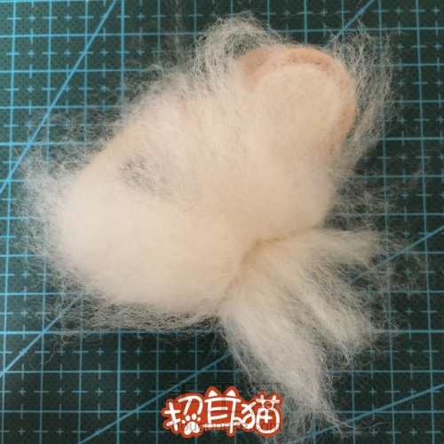 【招耳猫】羊毛毡教程之松鼠胸针 第28步