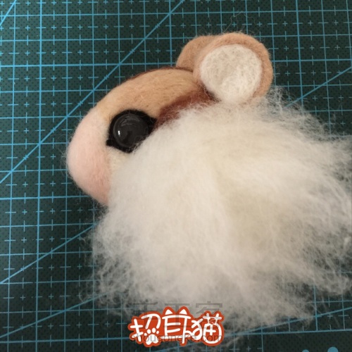 【招耳猫】羊毛毡教程之松鼠胸针 第29步