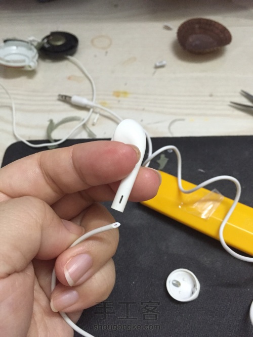 废旧耳机改造单边短线耳机 第7步