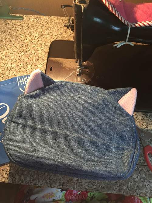 牛仔裤改个包 第18步