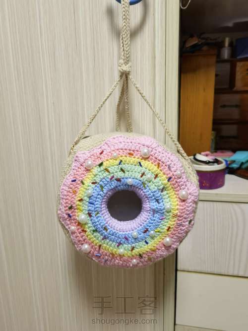 甜甜圈挎包 第9步