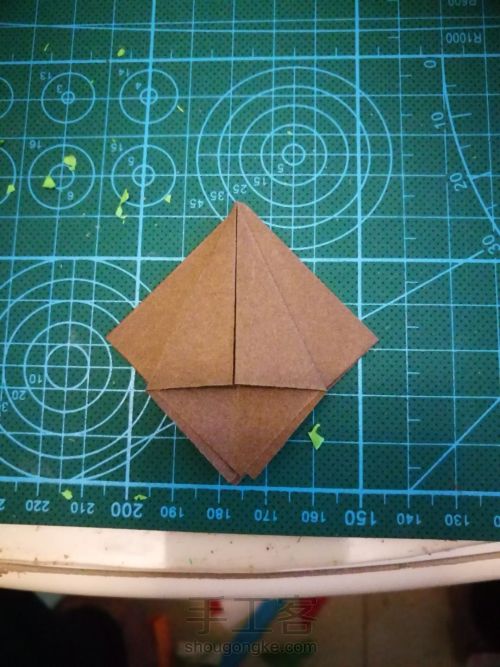 原创教程  折纸圣诞树 第7步