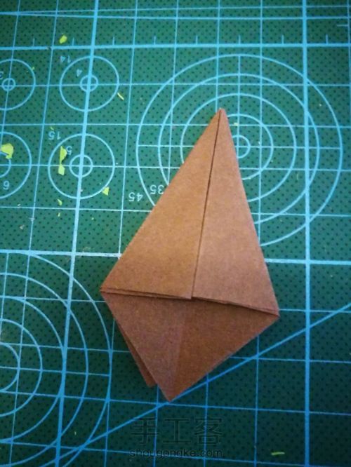 原创教程  折纸圣诞树 第8步