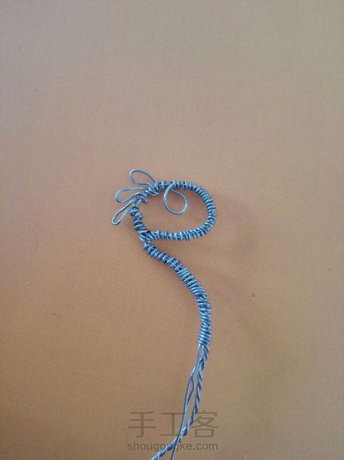 紫晶飞龙 绕线吊坠 第11步