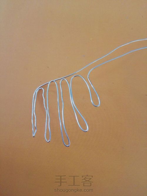 紫晶飞龙  绕线吊坠 第2步