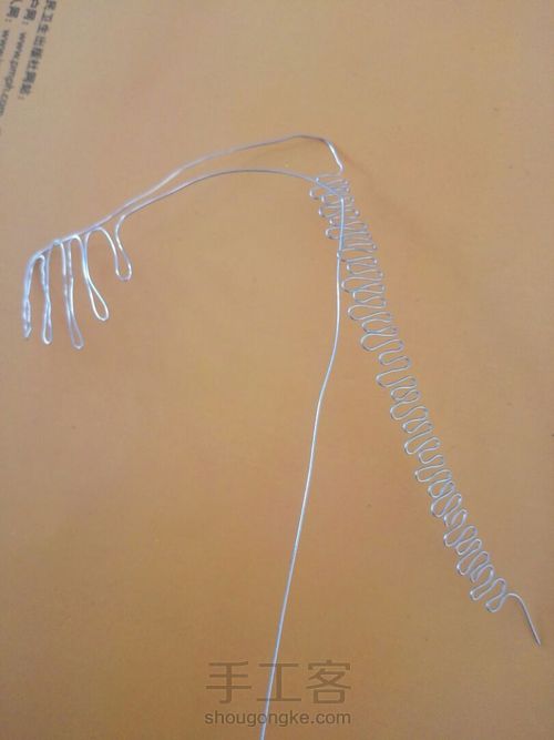 紫晶飞龙  绕线吊坠 第3步