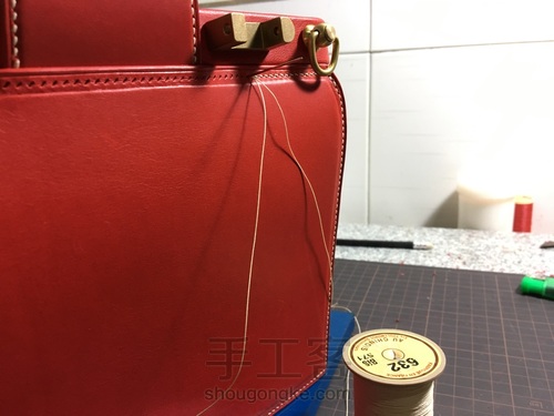【出坑做品】mini杜勒斯包制作过程 第94步