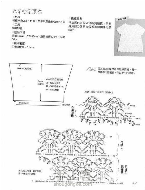 流苏罩衣 第5步