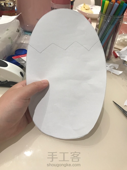 小鸡出壳咯(亲子手工) 第9步