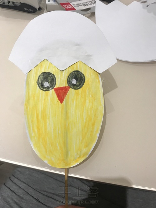 小鸡出壳咯(亲子手工) 第11步