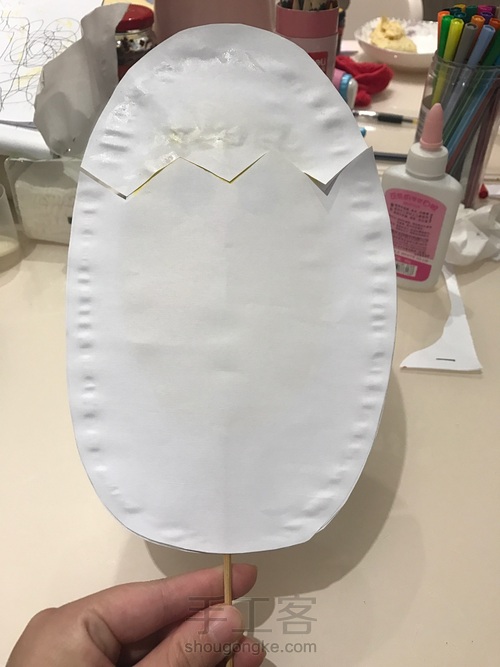 小鸡出壳咯(亲子手工) 第15步
