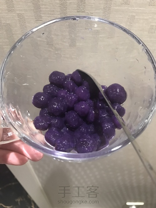 奥利奥酸奶紫薯球球～甜点 第11步