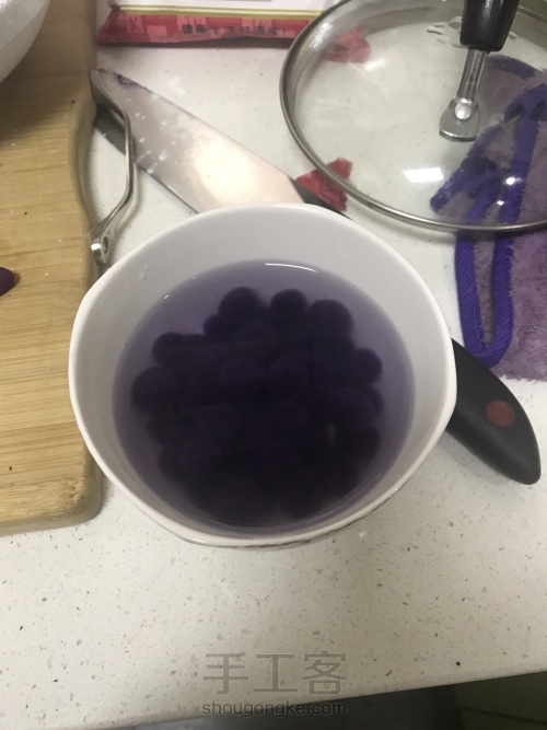 奥利奥酸奶紫薯球球～甜点 第10步