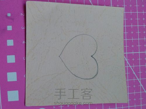 镂空书签 第3步