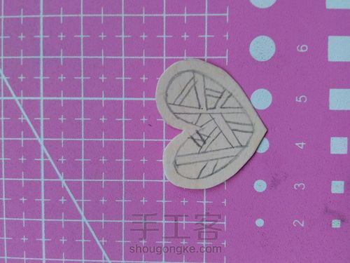 镂空书签 第6步