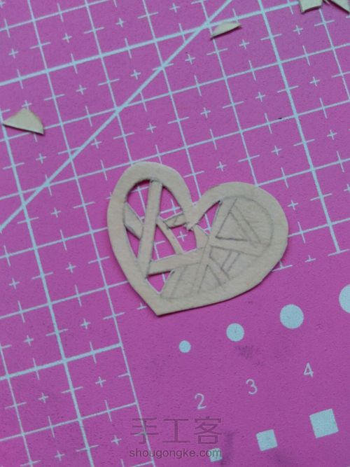 镂空书签 第8步