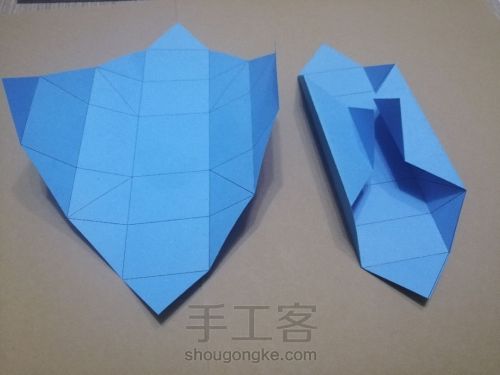 纸艺折纸首饰盒制作教程 第5步