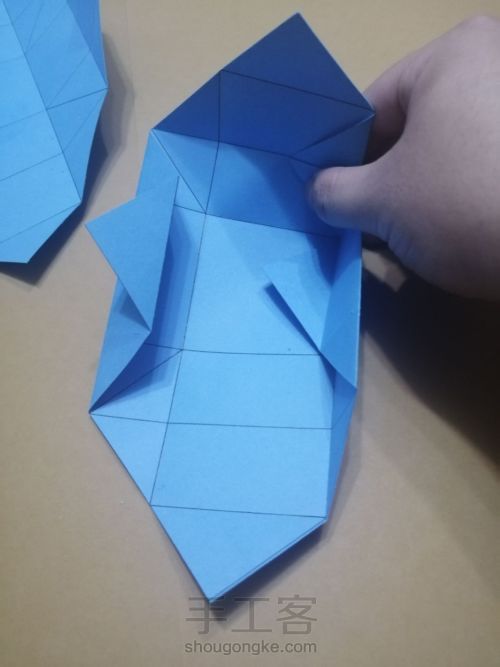 纸艺折纸首饰盒制作教程 第6步