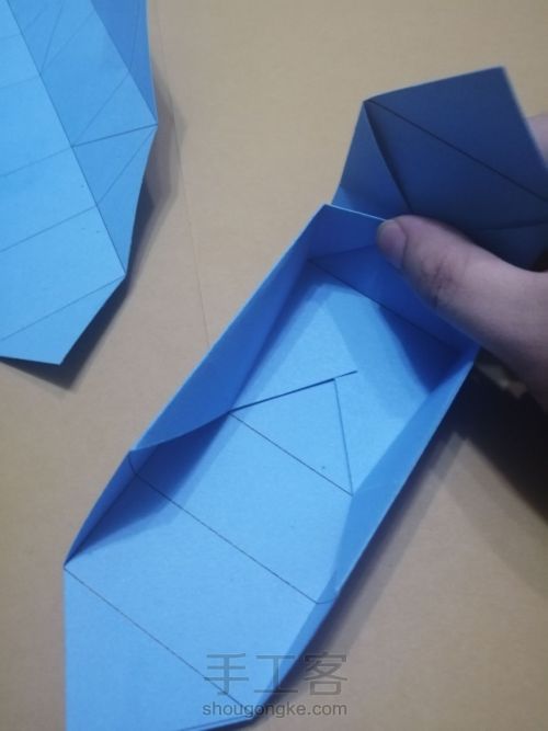 纸艺折纸首饰盒制作教程 第7步