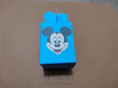 喜糖盒子米奇儿童版本制作过程及图纸 第13步