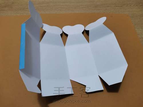 喜糖盒子米奇儿童版本制作过程及图纸 第7步