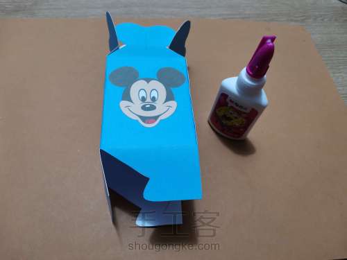 喜糖盒子米奇儿童版本制作过程及图纸 第8步
