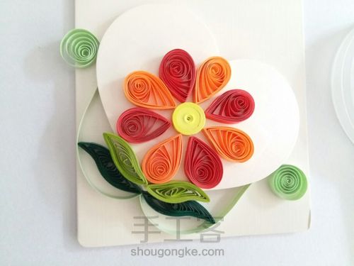 衍纸贺卡(基础形) 第21步