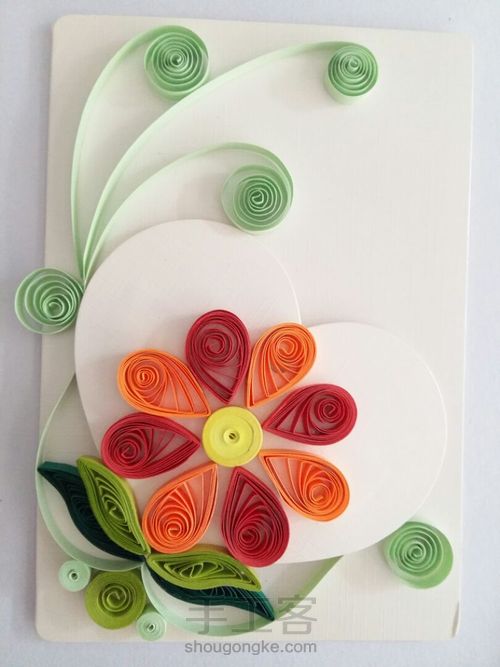 衍纸贺卡(基础形) 第25步