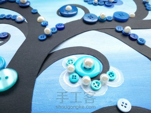 纽扣珍珠树 第16步