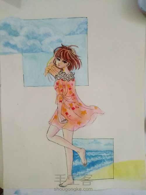 手绘妹纸一枚 第8步