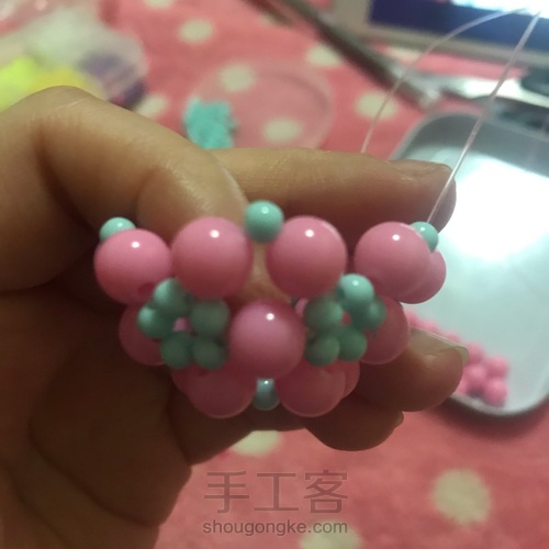 串珠水滴 第8步