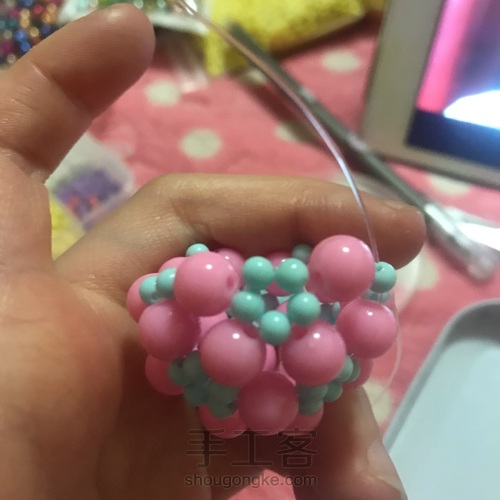 串珠水滴 第10步