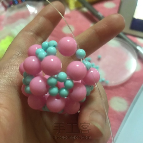 串珠水滴 第11步