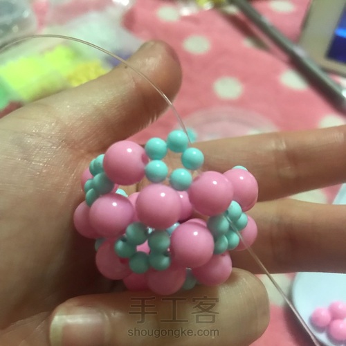 串珠水滴 第12步