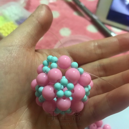 串珠水滴 第15步