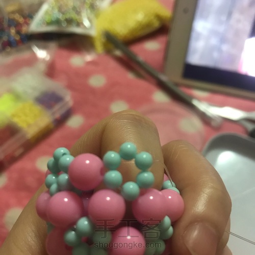 串珠水滴 第16步