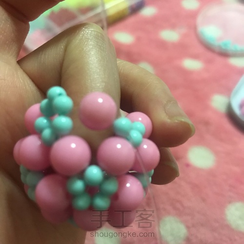 串珠水滴 第17步