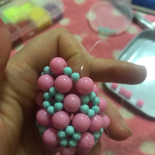 串珠水滴 第25步