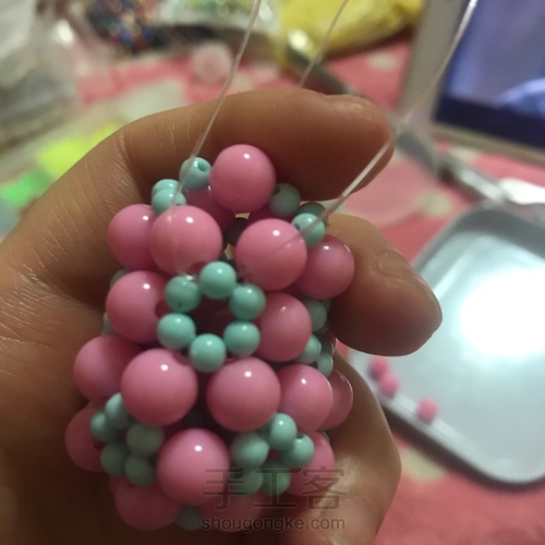 串珠水滴 第27步